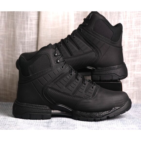 New! Size 15 Men HYTEST FootRests 2.0 Tread NanoToe 6" BLACK K23330 UpperLeather - Picture 2 of 16